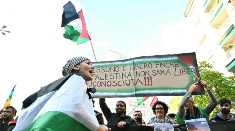 Italian Pro-Palestinian activists clash with police, demand Israel boycott before World Cup qualifier