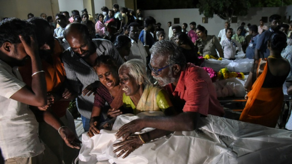 Indian actor-politician's aides charged after rally stampede kills 40