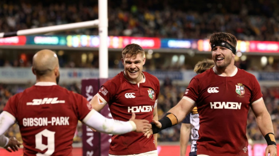 Lions tame gutsy Brumbies for fourth straight win on Australia tour