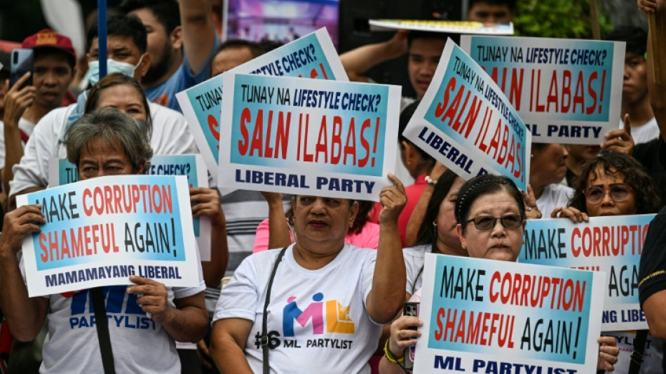 Philippines president says corruption scandal protests justified