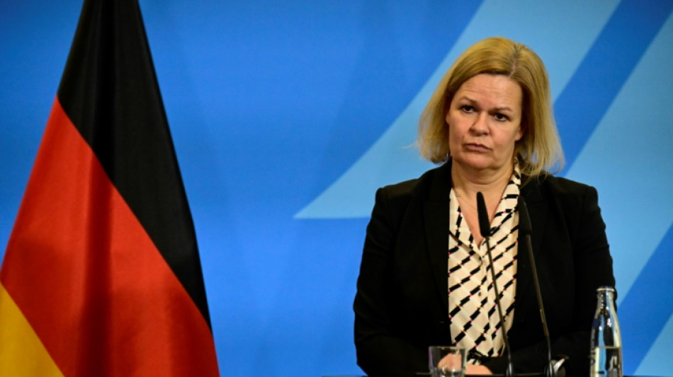 Faeser will Rechtsextremismus "mit Pr&auml;vention und H&auml;rte" bek&auml;mpfen