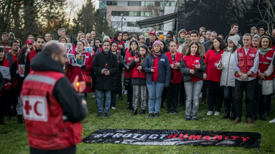 La Croix-Rouge rend hommage aux humanitaires tu&eacute;s en 2024, ann&eacute;e la plus meurtri&egrave;re enregistr&eacute;e