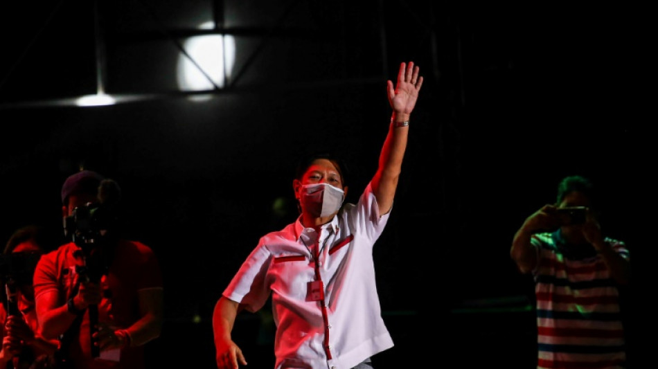 Fin de campagne pr&eacute;sidentielle aux Philippines, Marcos Jr grand favori 