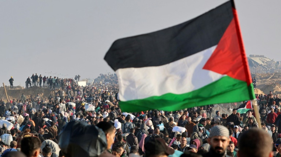 D&eacute;plac&eacute;s &agrave; Gaza: une mar&eacute;e humaine en route vers le nord du territoire palestinien