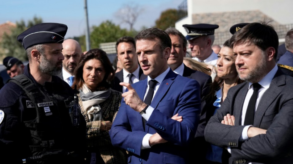 Macron anuncia 'opera&ccedil;&atilde;o sem precedentes' contra o tr&aacute;fico de drogas em Marselha