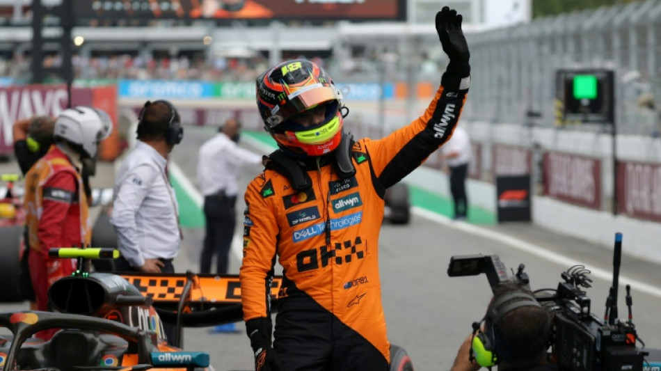 Piastri outpaces Norris in 'mega' McLaren to grab Spanish GP pole