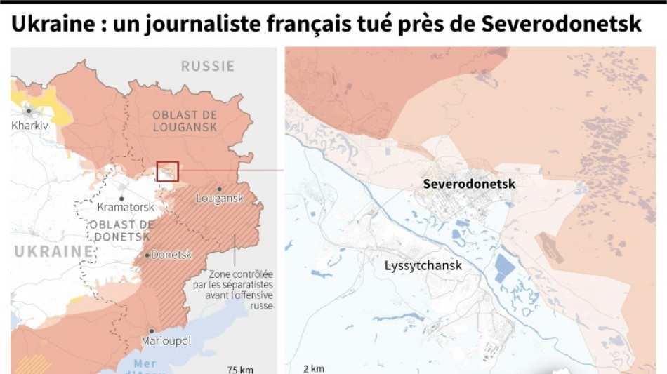 Un journaliste fran&ccedil;ais tu&eacute; en Ukraine